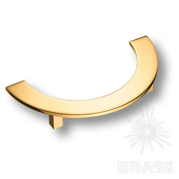 BRASS Ручка-Скоба 07620-003-R15-96 Глянцевое Золото 96мм