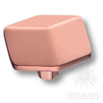 BRASS Ручка-Кнопка 4129 001MP51 Розовый