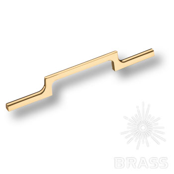 BRASS Ручка-Скоба 1112 128MP11 Золото 128мм