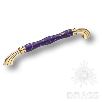 BRASS Ручка-Скоба 1905-60-192-COBALT 449 GOLD Гл.Золото 192мм