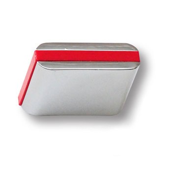 Ручка Кнопка 429025MP02PL17 Хром Красная вставка