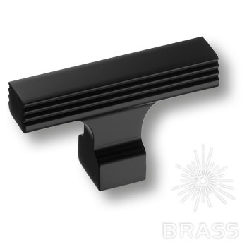BRASS Ручка-Кнопка 63-Matt Black Чёрный матовый