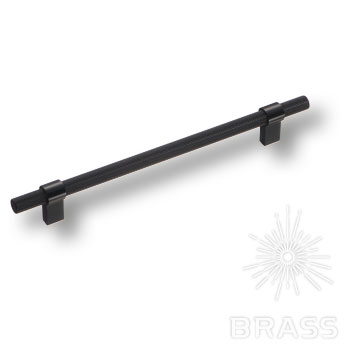 BRASS Ручка-Рейлинг 8774 0192 AL6-AL6 192мм Чёрный