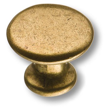 BRASS Ручка-Кнопка 49000-22 Старая Бронза D=25мм