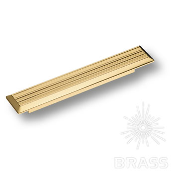 BRASS Ручка-Скоба 9012 0128 GL GL Гл.Золото 128мм