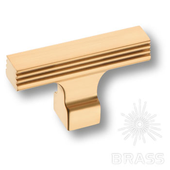 BRASS Ручка-Кнопка 63-Matt Gold Матовое золото