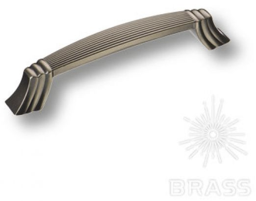 BRASS Ручка-Скоба 4255 0128 AIB Античное Серебро 128мм
