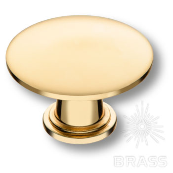 BRASS Ручка-Кнопка 5550 GOLD Золото