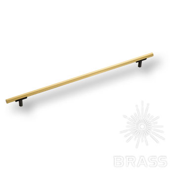 BRASS Ручка-Скоба 776-160-Matt Black-Matt Gold