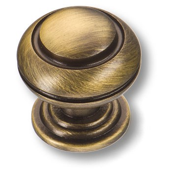 BRASS Ручка-Кнопка 0712-013 Старая Бронза
