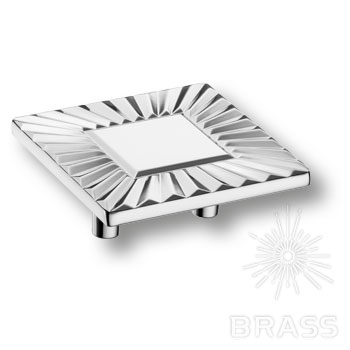 BRASS Ручка-Кнопка 4205 032MP02 26х64х64мм Хром