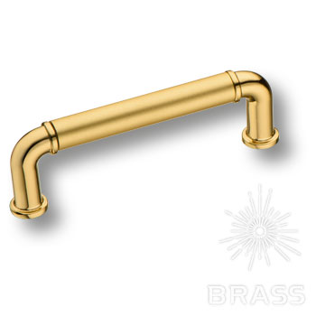 BRASS Ручка-Скоба 4681 0096 GL-BB Глянцевое Золото/Матовое Золото 96мм