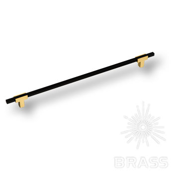 BRASS Ручка-Рейлинг 778-320-Matt Gold-Matt Black