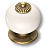 BRASS Ручка-Кнопка 3020-40-000 Керамика/Бронза