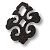 Swarovski elements Valеtntina Накладка Декоративная 702812-012280 Черная