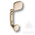 BRASS Крючок 2020 0046 SLM Два Рожка Серебро
