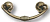 BRASS Ручка-Скоба 2686.0064.001 Бронза 64мм