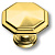 BRASS Ручка-Кнопка 15.309.01 DIA 19 Гл.Золото D=35мм