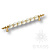 BRASS Ручка-Скоба 2095-61-160-PEARL Перламутровый/Матовое Золото 160мм