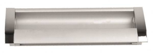 Ручка Врезная H001-4008 96мм Алюминий/Хром
